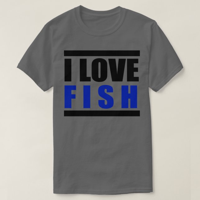 I KÄRLEK FISK 1 T SHIRT (Design framsida)