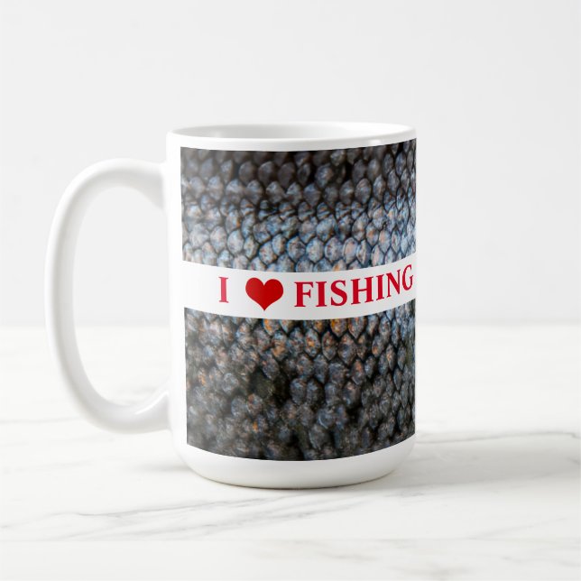 I Kärlek Fiske efter regnbåge Kaffemugg (Vänster)