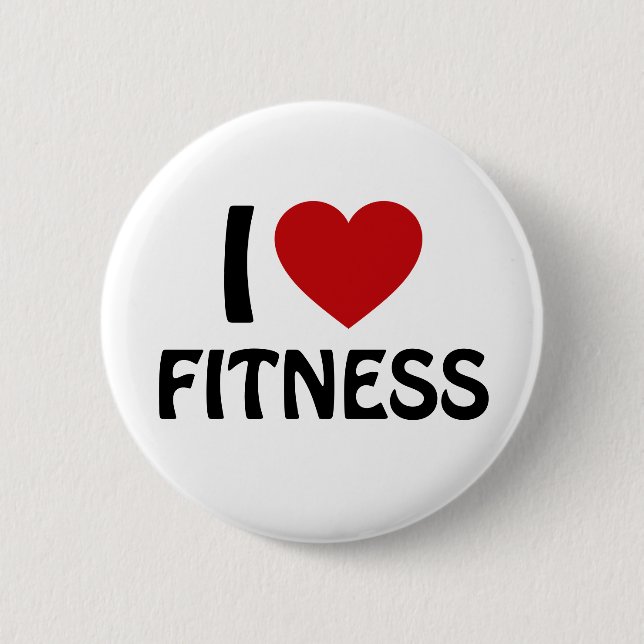 I kärlek Fitness Knapp (Framsida)