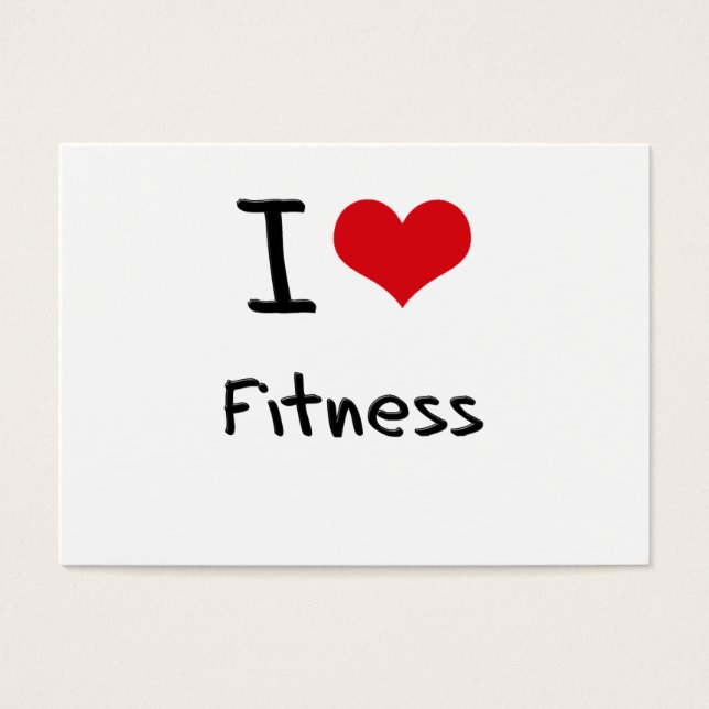 I Kärlek Fitness Visitkort (Framsidan)