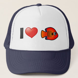 I Kärlek Flame Angelfish Keps