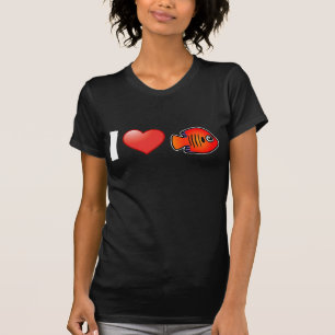 I Kärlek Flame Angelfish T-shirt