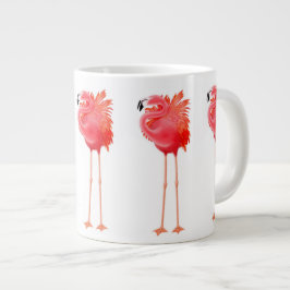 I Kärlek Flamingos Jumbo Mugg