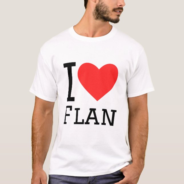 I kärlek flan t shirt (Framsida)