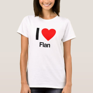 i kärlek flan t-shirt