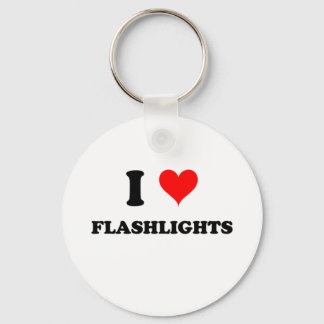 I Kärlek Flashlight Nyckelring