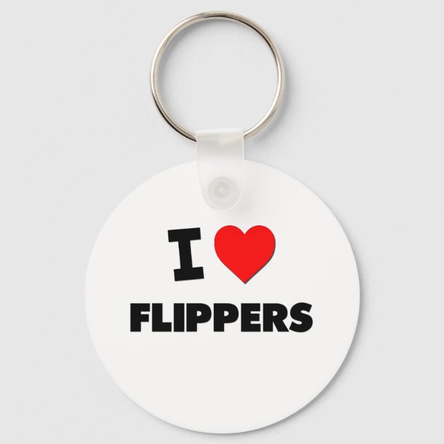 I Kärlek Flippers Nyckelring (Framsida)