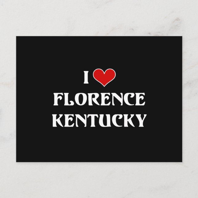 I Kärlek Florence, Kentucky Vykort (Framsida)