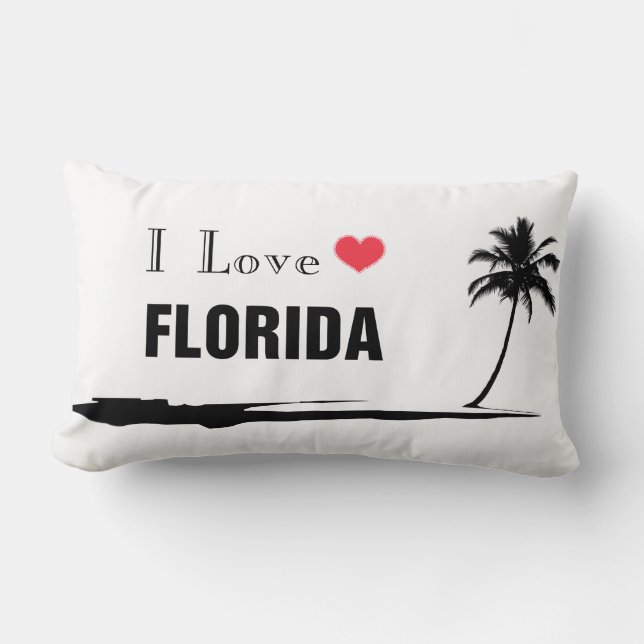 I Kärlek Florida Lumbarkudde (Framsida)