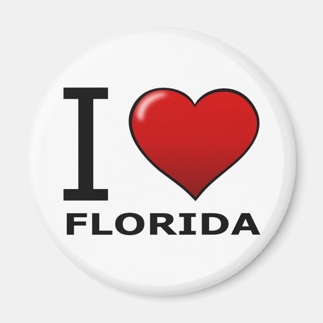 I KÄRLEK FLORIDA MAGNET (Framsidan)