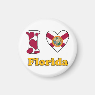 I kärlek Florida Magnet