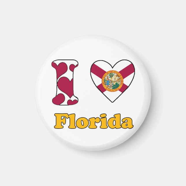 I kärlek Florida Magnet (Framsidan)