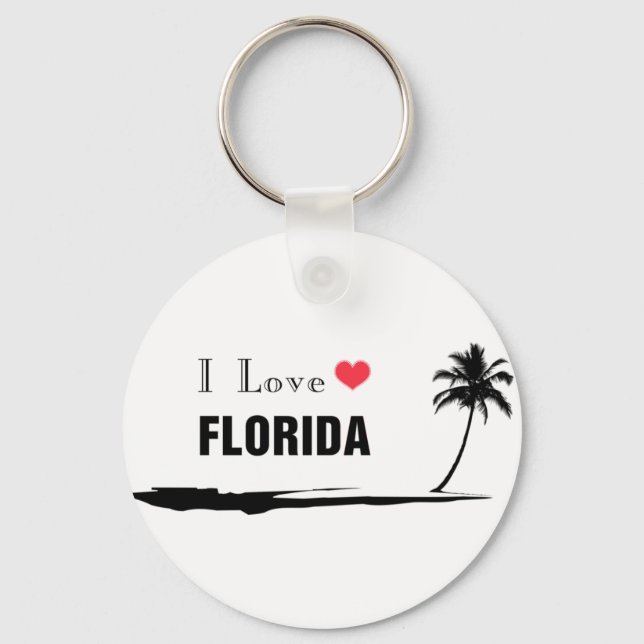 I Kärlek Florida Nyckelring (Framsida)