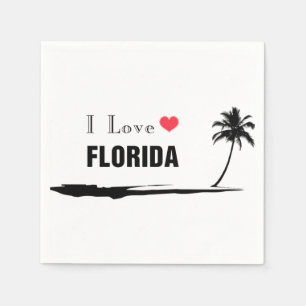 I Kärlek Florida Pappersservett