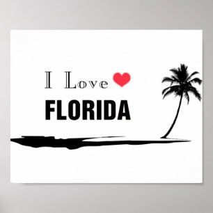 I Kärlek Florida Poster