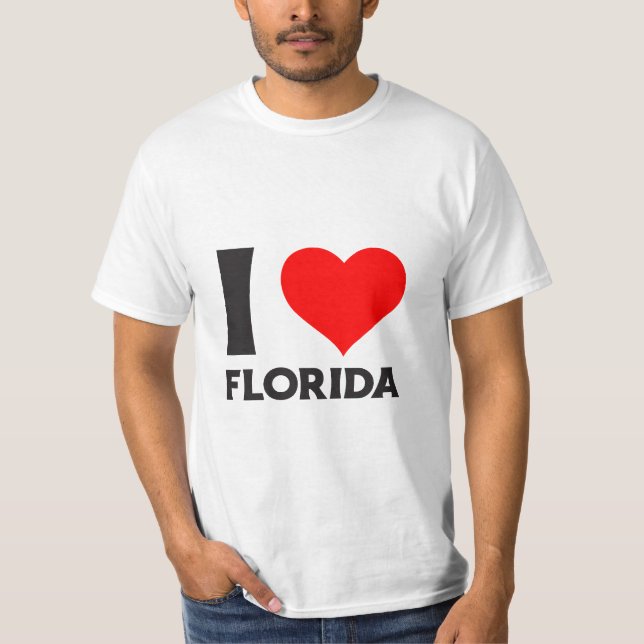 i kärlek Florida T Shirt (Framsida)