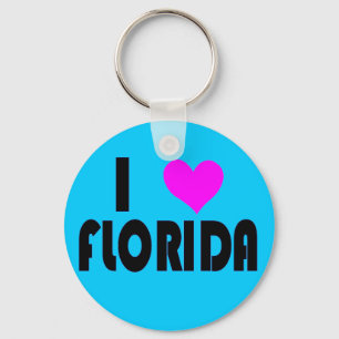 I Kärlek Florida USA, nyckelkedja Nyckelring