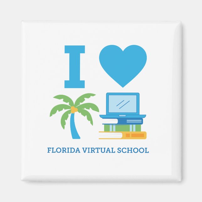 I Kärlek Florida Virtuell School Magnet (Framsidan)