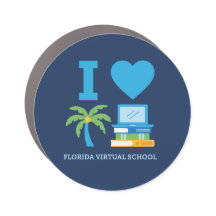 I Kärlek Florida Virtuell School, marinbilsmagnet