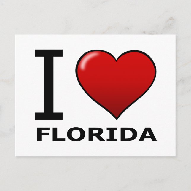 I KÄRLEK FLORIDA VYKORT (Framsida)