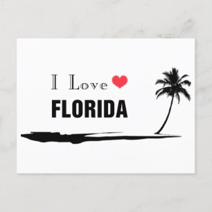 I Kärlek Florida Vykort