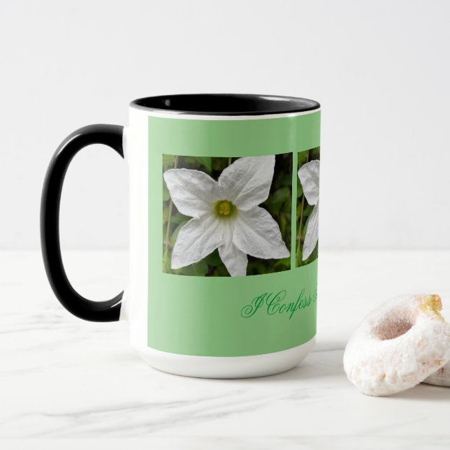 I Kärlek Flowers Mugg (Med munk)
