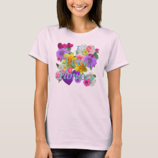 I KÄRLEK FLOWERS T SHIRT