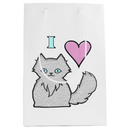 I Kärlek Fluffy White Kattunge