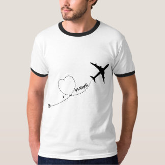 I Kärlek Flyin - Flyg- och flygplansentusiastgåva T Shirt