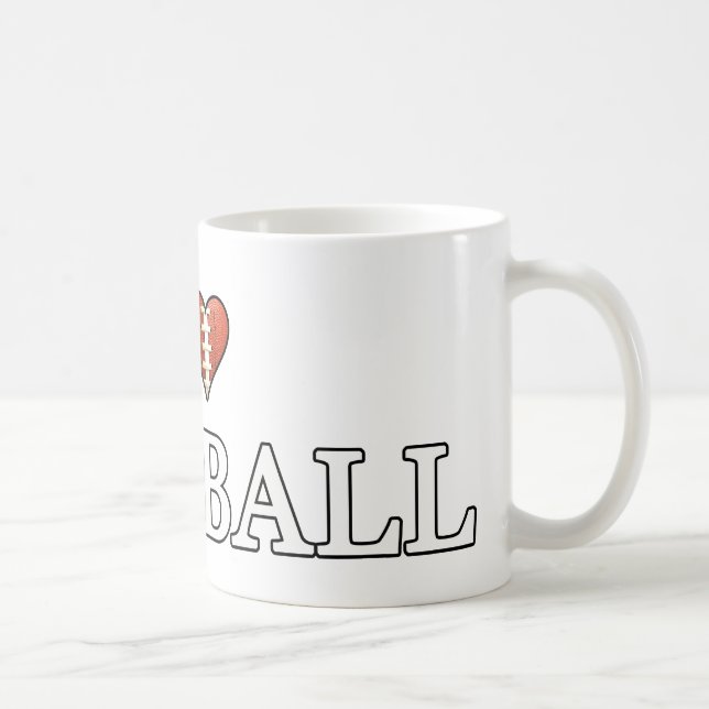 I Kärlek Football Kaffemugg (Höger)