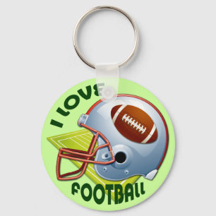 I KÄRLEK FOOTBALL NYCKELRING