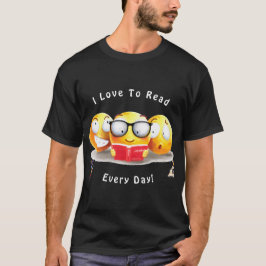 I Kärlek för att läsa Bokar Reader T Shirt