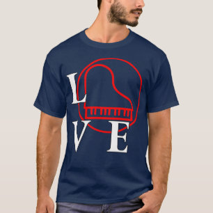 I kärlek för att spela Piano för Pianist-musiken ä T Shirt