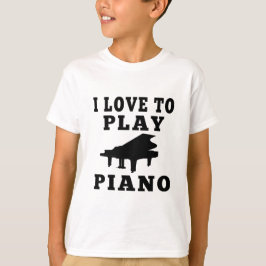 I Kärlek för att spela Piano T Shirt