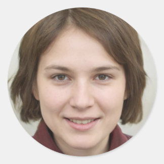 i kärlek för mig runt klistermärke