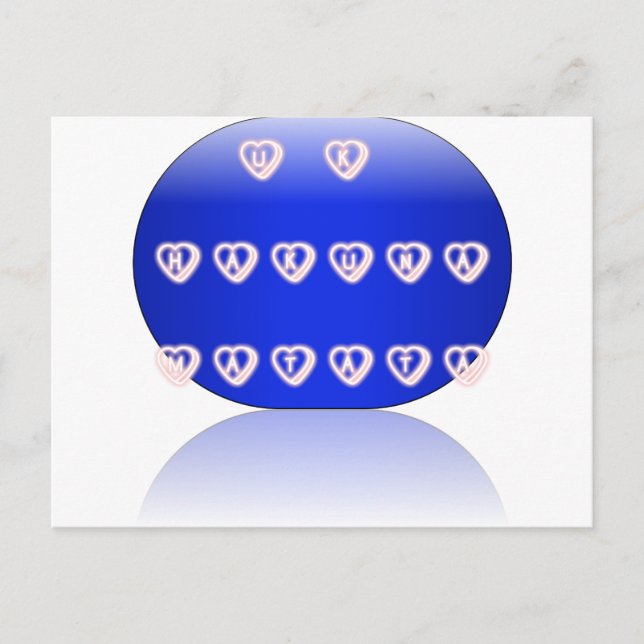 I Kärlek Förenade kungariket Vykort (Framsida)