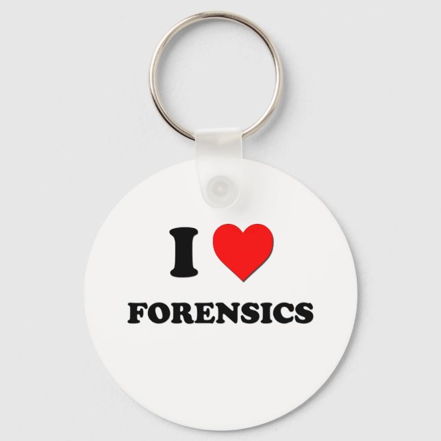 I Kärlek Forensics Nyckelring (Framsida)