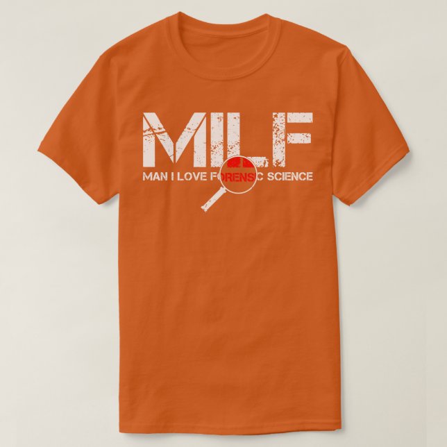 I Kärlek Forensics Science Forensics Science Stude T Shirt (Design framsida)