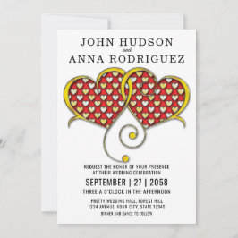 I Kärlek formar du med Guld Hearts Meddelande