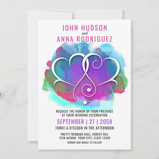 I Kärlek formar du med Guld Hearts Meddelande (Framsida)