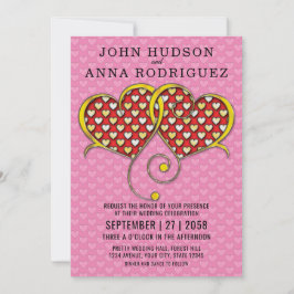 I Kärlek formar du med Guld Hearts Meddelande