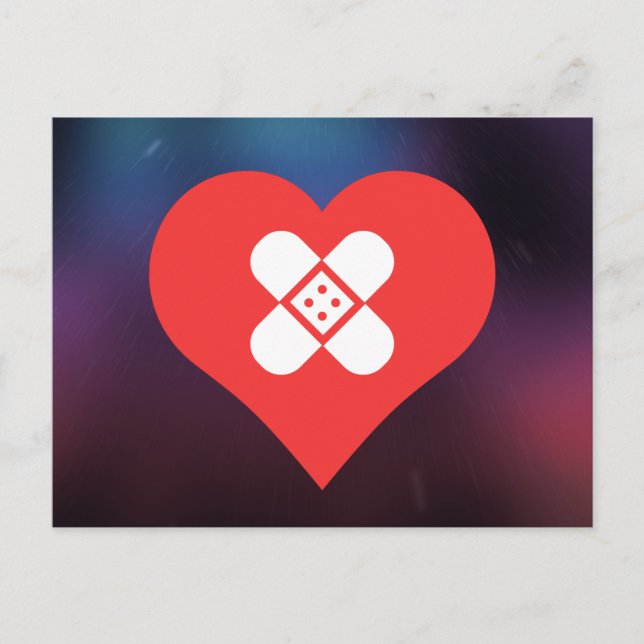 I Kärlek Första hjälpen Vykort (Framsida)