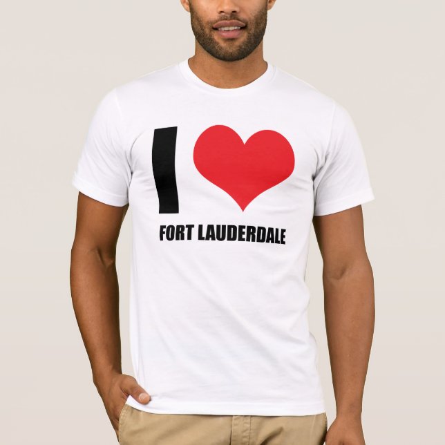 I kärlek Fort Lauderdale T Shirt (Framsida)