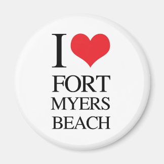 I Kärlek Fort Myers Beach Magnet