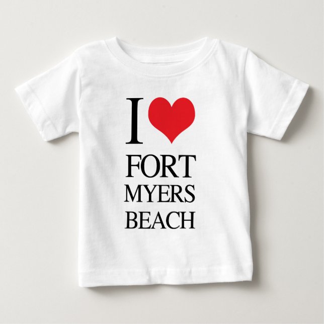 I Kärlek Fort Myers Beach Tee (Framsida)