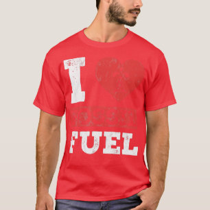 I Kärlek Fossil Fuels Fossil Dinosaur Science T Shirt