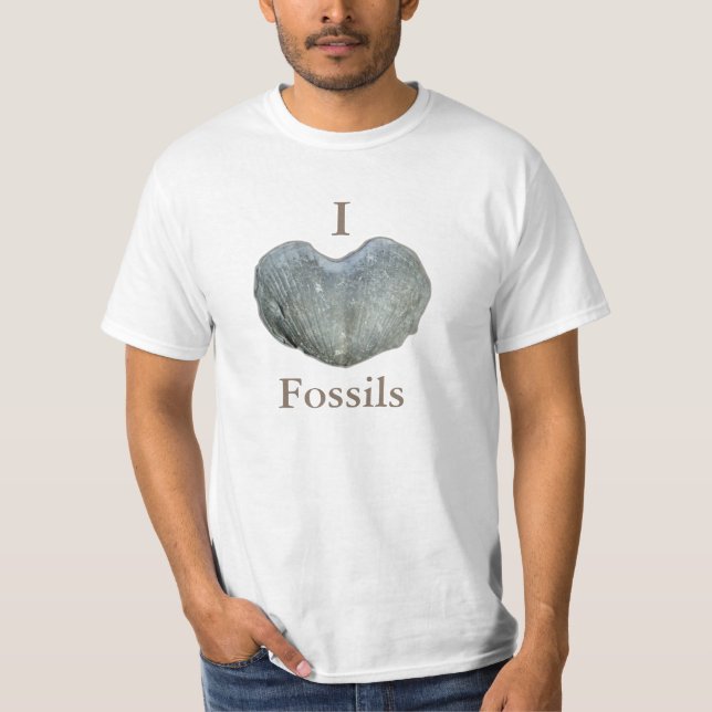 I Kärlek Fossils T-shirt (Framsida)