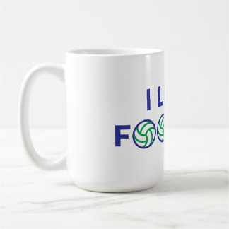 I kärlek-fotboll kaffemugg
