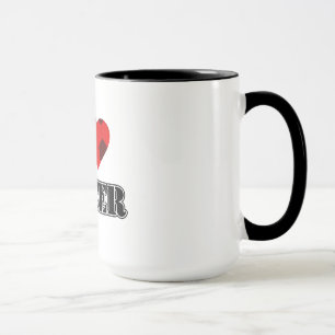 I Kärlek-fotboll - Mugg