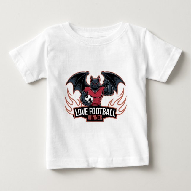 I kärlek-fotboll t shirt (Framsida)